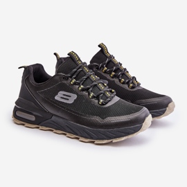Chaussures de sport pour hommes sur la plateforme noir Idama le noir 1