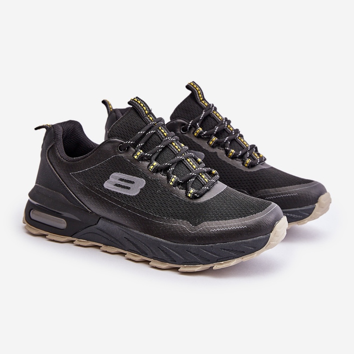 Chaussures de sport pour hommes sur la plateforme noir Idama 1