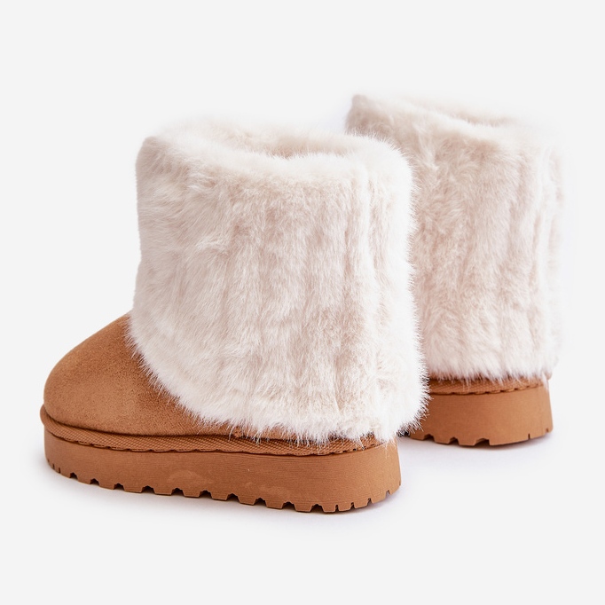 Crisie Bottes De Neige Enfant Avec Fourrure Camel brun 2