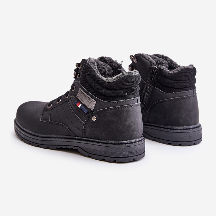 McBraun Trappeurs isolés pour hommes Noir le noir 2