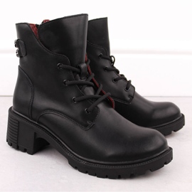 Bottines femme en cuir noir Filippo DBT6491 le noir 2