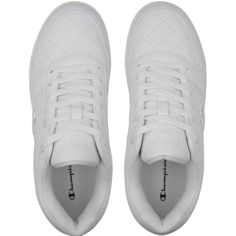 Chaussures Champion RD18 Heritage Quilt Low Cut S11710 WW002 blanc 1