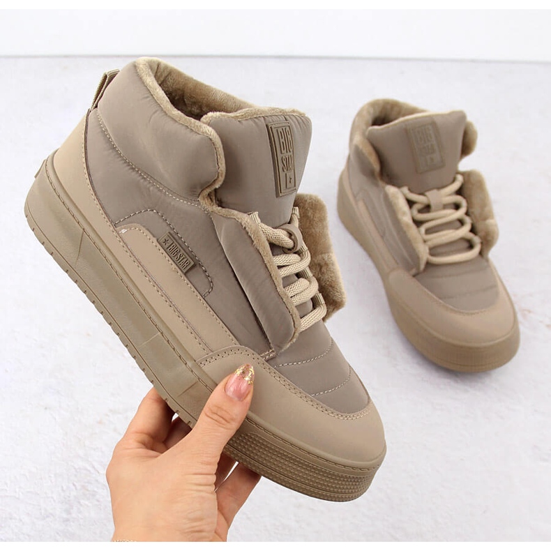 Bottes isolées femme beiges Big Star OO274A532 1 Bottes isolées femme beiges Big Star OO274A532 1