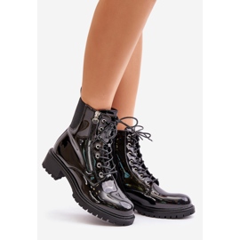 Bottes de travail brevetées avec fermeture éclair, isolées noires Ravanthia le noir 1