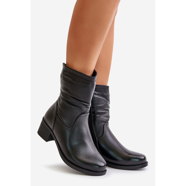 Bottes à Talons Hauts Doublés de Fourrure Vinceza 85155 Noir le noir 1 Bottes à Talons Hauts Doublés de Fourrure Vinceza 85155 Noir le noir 1