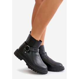 Bottines Chelsea isolées avec fermeture éclair Big Star OO274A128 Noir 1