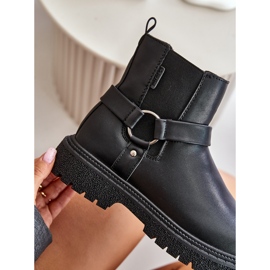 Bottines Chelsea isolées avec fermeture éclair Big Star OO274A128 Noir 2