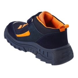 Befado chaussures pour enfants marine / jaune 515X003 bleu 2