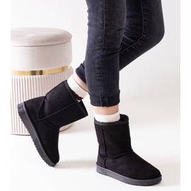 Bottes de neige Libero classiques isolées noires le noir 2 Bottes de neige Libero classiques isolées noires le noir 2