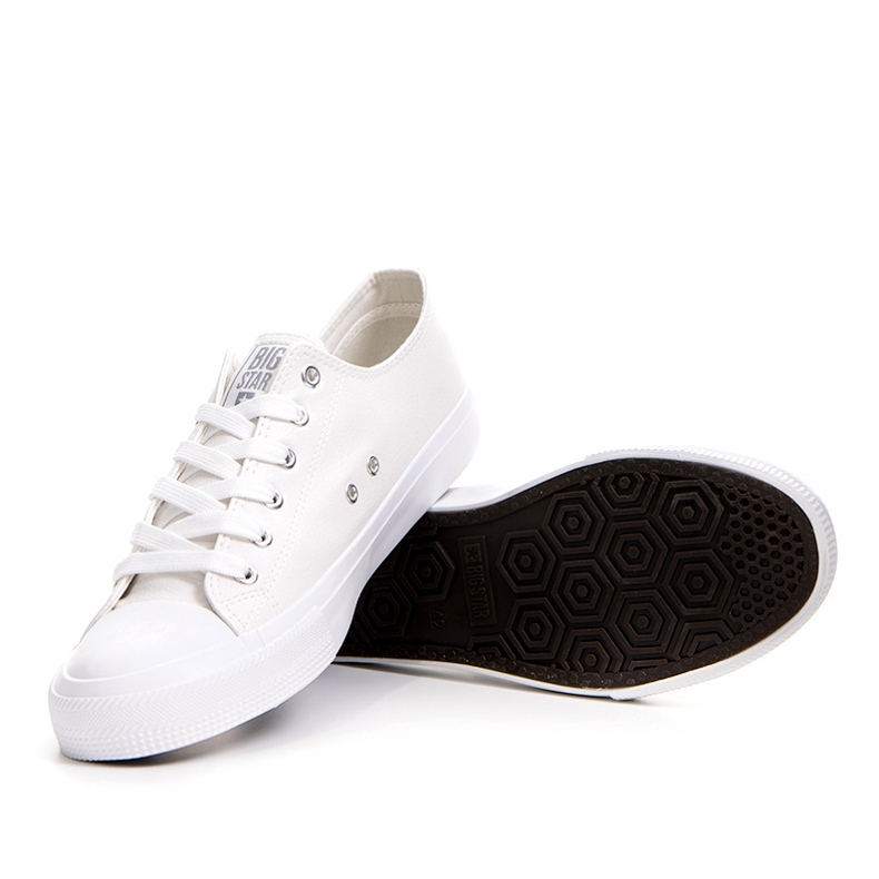Baskets Basses Homme Big Star Blanc V174347 6