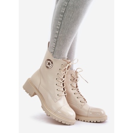 Bottes de travail isolées beiges Soratta avec fermeture éclair 1 Bottes de travail isolées beiges Soratta avec fermeture éclair 1