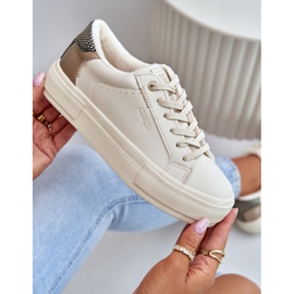 Baskets isolées pour femmes sur la plateforme Big Star OO274A454 Beige 2 Baskets isolées pour femmes sur la plateforme Big Star OO274A454 Beige 2