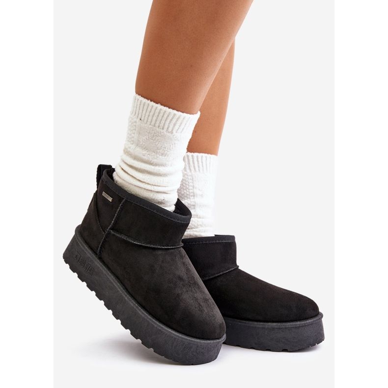 Bottes de neige à plateforme basse Big Star OO274A099 Noir 1