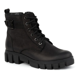 Olivier Bottes en cuir pour femmes, isolées, 373BB, noires 1