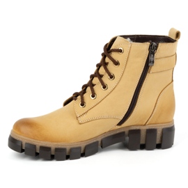Olivier Bottes en cuir pour femmes, isolées, 373BB, beige 1