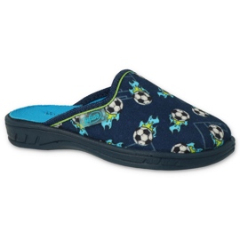 Befado Boys colorés Slippers 707X421 Bleu marine 3