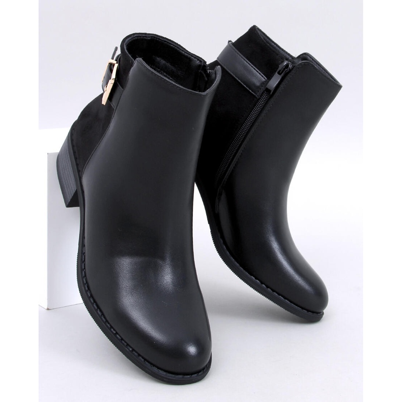 Gammes Bottines Chelsea femme en daim grainé noir le noir 1