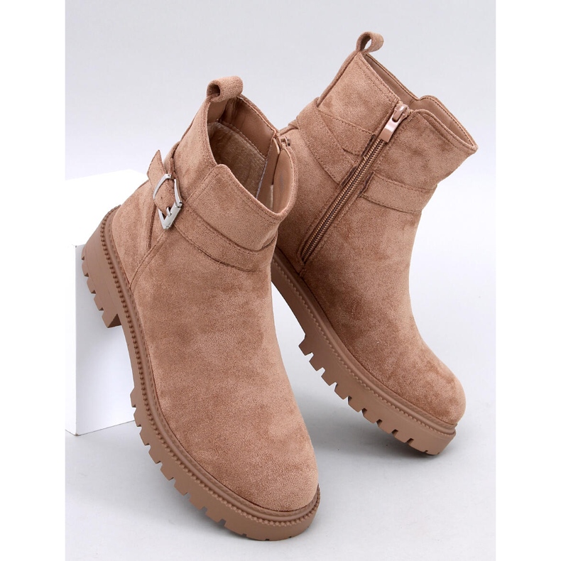 Bottines Chelsea Ortiz Camel brun 1