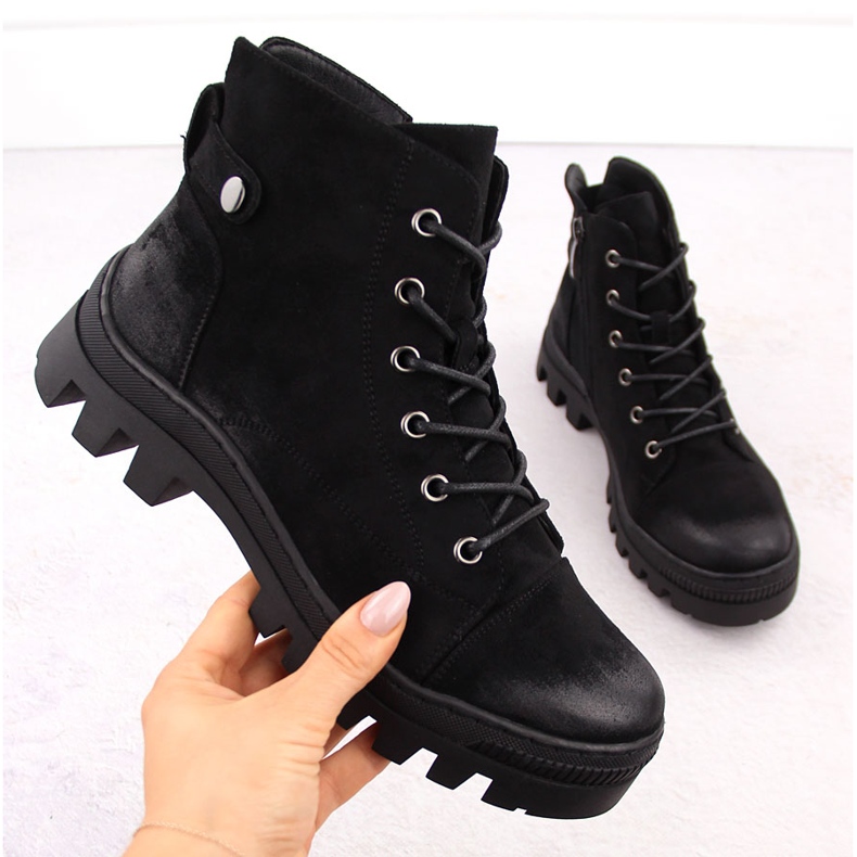 Bottines femme noires Potocki SZ12168 le noir 1