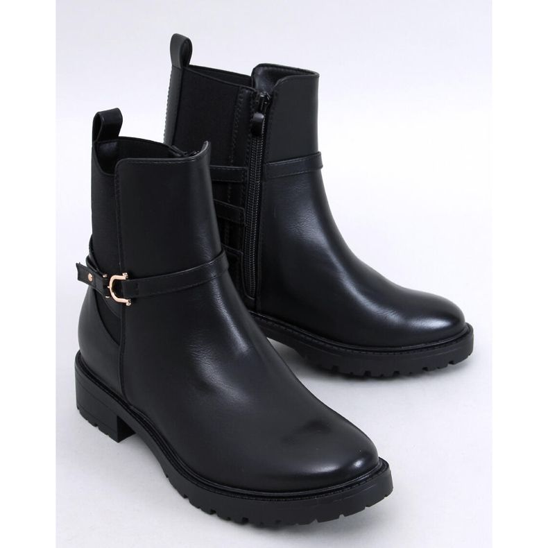 Bottines Chelsea classiques pour femmes Royle Noir 1