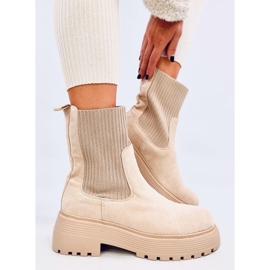 Bottines élastiques Winters Beige 2
