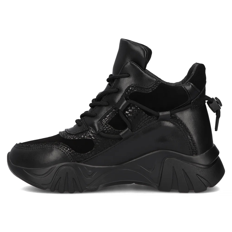 Filippo DBT6367/24 Bk bottes plateforme en cuir, noir 2