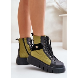 Bottines à Plateforme en Cuir Maciejka 06751-01 Noir le noir 5