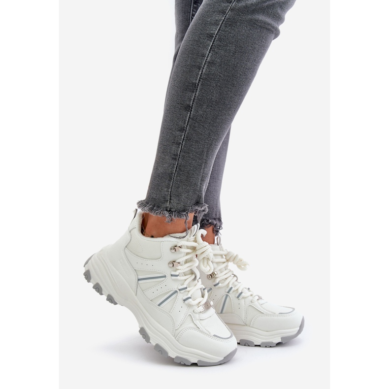 Baskets Isolées Femme Big Star OO274A161 Blanc blanche 2 Baskets Isolées Femme Big Star OO274A161 Blanc blanche 2