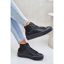 Big Star Baskets isolées pour femmes sur plateforme OO274A471 noir le noir 2