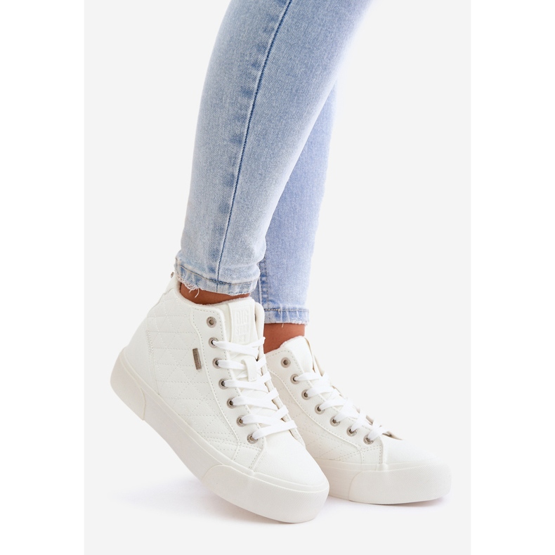 Baskets Isolées Pour Femme Avec Surpiqûres Big Star OO274A479 Blanc blanche 1 Baskets Isolées Pour Femme Avec Surpiqûres Big Star OO274A479 Blanc blanche 1