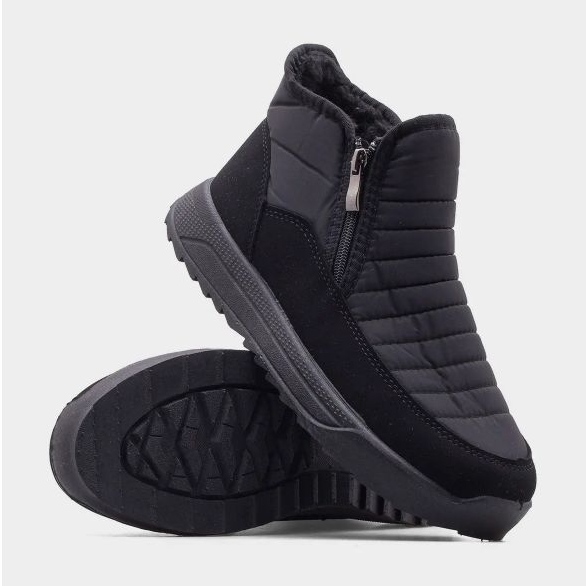 Bottes de neige d'hiver Progress PROGJ-21-21 le noir 1