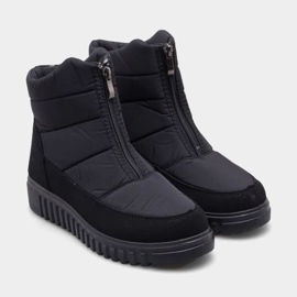 Bottes de neige d'hiver Progress PROGJ-23-204 le noir 2