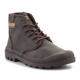 Chaussures Palladium Pampa Hi Coated U 74375-249-M Dark Cocoa brun 1