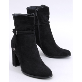 Minnai Bottines en daim noir 1