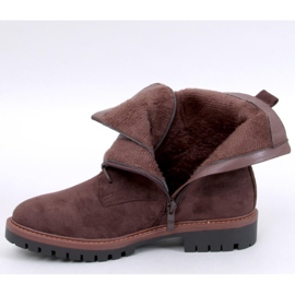 Bottines à lacets en daim marron Simmer brun 2