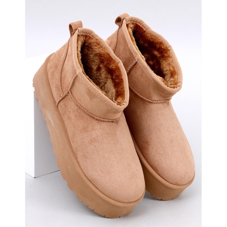 Bottes de neige courtes Emus sur la plateforme Morris Camel brun 1