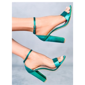 Sandales à talons Ranae vertes - Inello 1