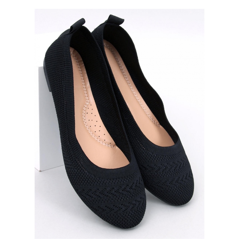 Newey Ballerines tricotées noires - Inello le noir 1