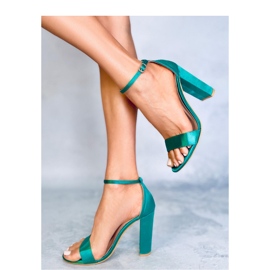 Sandales à talons Ranae vertes - Inello 3