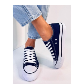 Baskets classiques pour femmes Fargis D.BLUE - Inello bleu 2