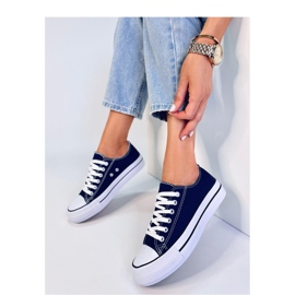 Baskets classiques pour femmes Fargis D.BLUE - Inello bleu 3