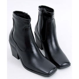 Arya Bottines à talons noires - Inello le noir 1