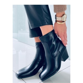 Arya Bottines à talons noires - Inello le noir 2