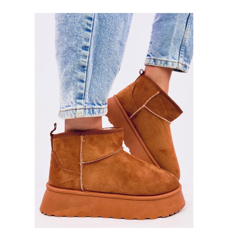 Rodmans Camel - Chaussures plates-formes courtes Inello brun 2