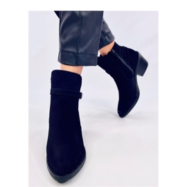 Cunnig Santiags noires à petit talon - Inello 2