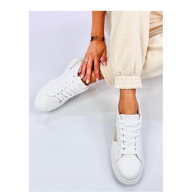 Holms Baskets plateforme beiges - Inello blanche 2