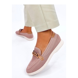 Mocassins ajourés roses Lucena - Inello 1