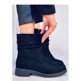 Bracy Bottines à volants noires - Inello le noir 1