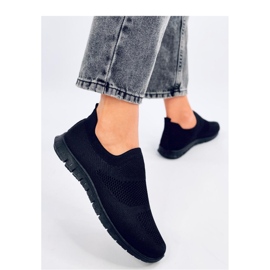 Baskets chaussettes noires 1