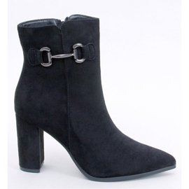Mahoni Bottines en daim noir le noir 1